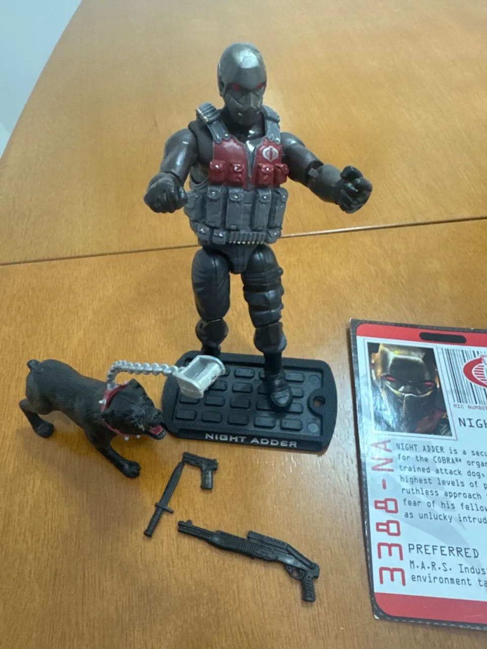 Boneco Gi Joe Night Adder Cobra - Colecionável - Foto 6