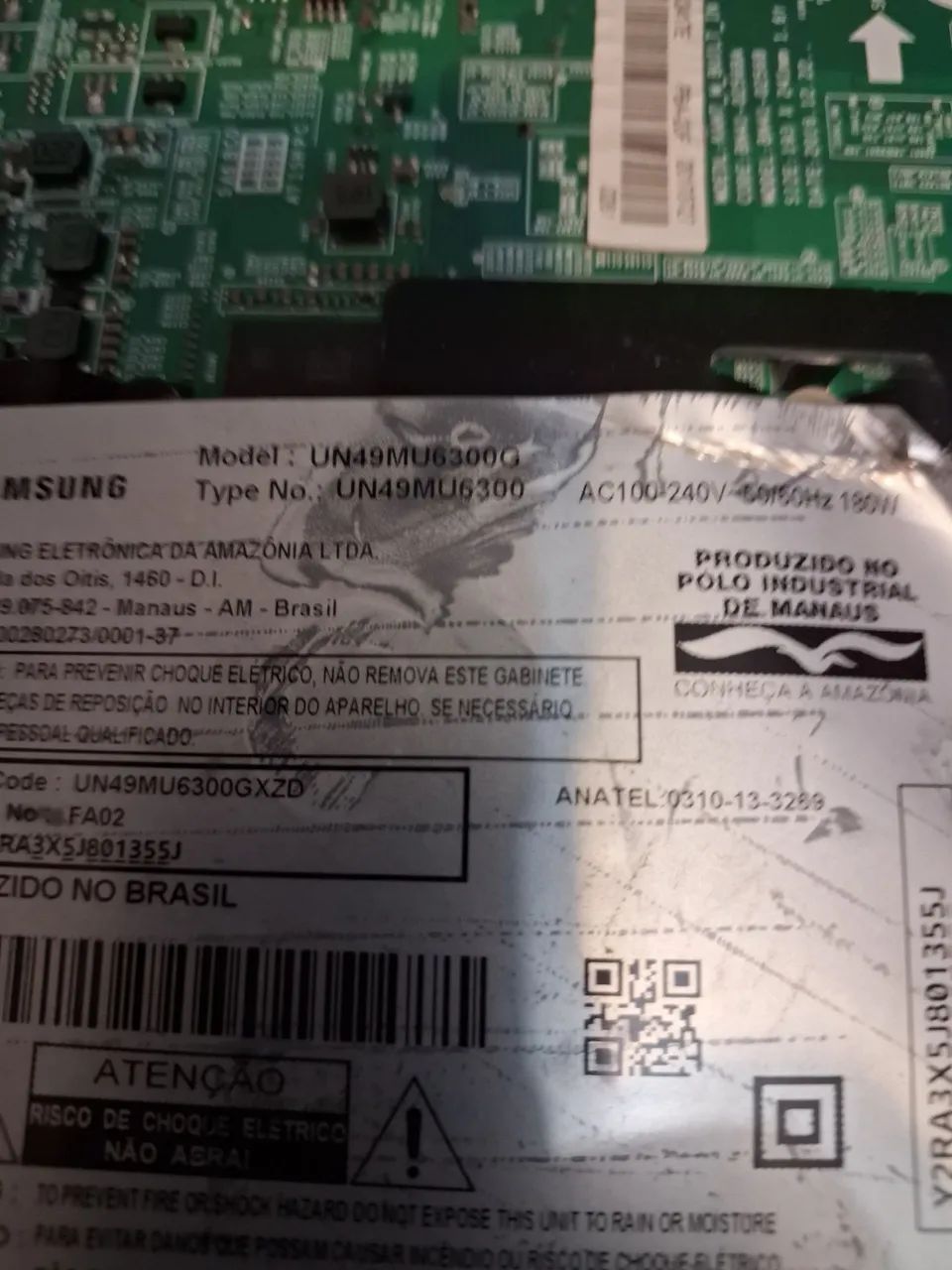 Un49mu6300g .placa principal  samsung  - Foto 3