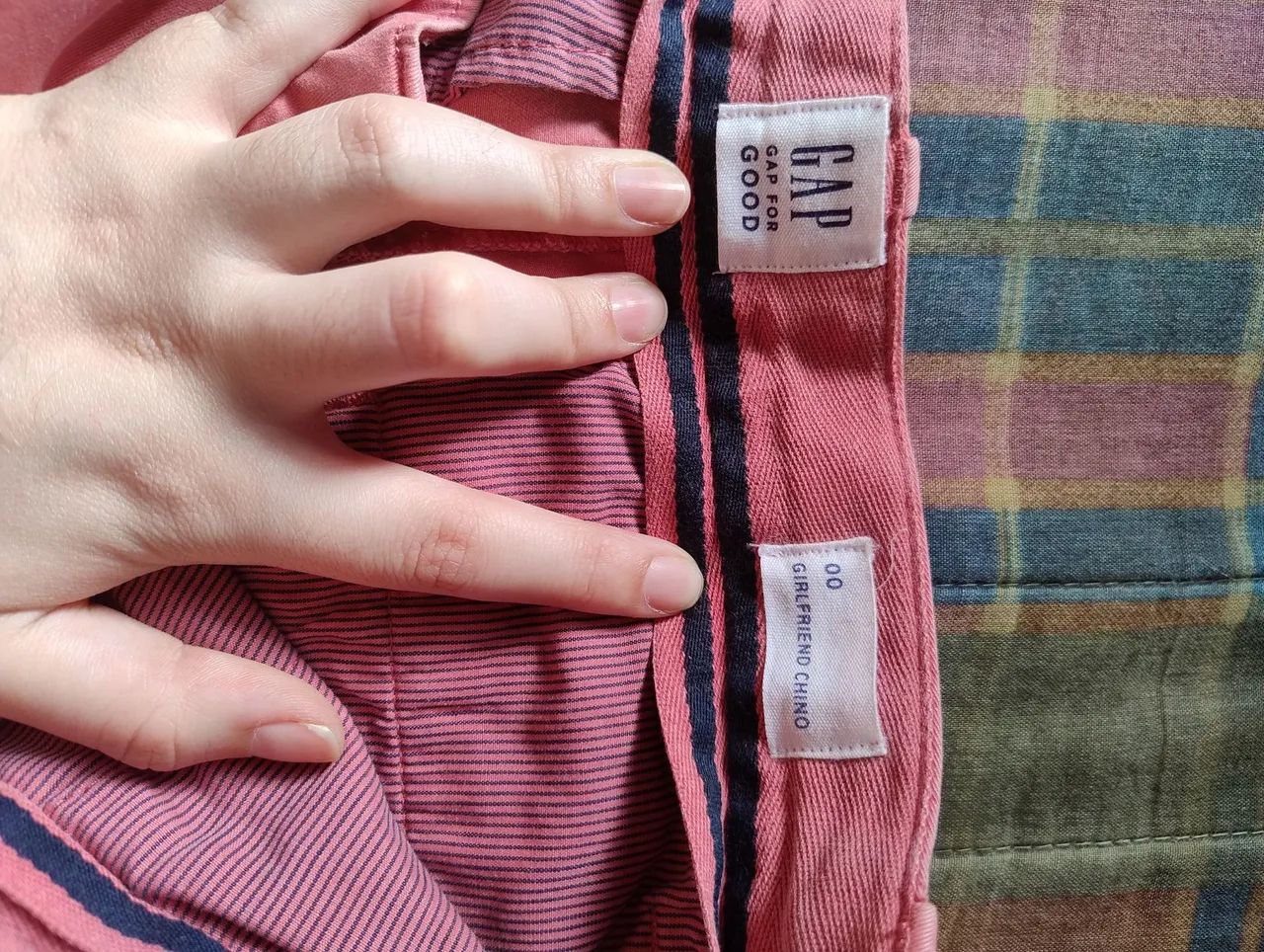 Calça rosa GAP tipo chino  - Foto 4