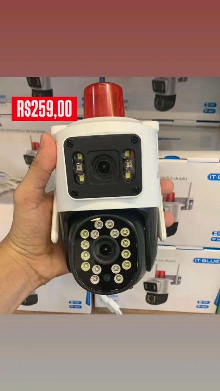 Câmera Wi-Fi Smart - Segurança e praticidade! - Foto 3