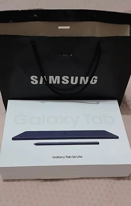 Tablet Samsung S6 LITE 4G/ WIFI 128GB com capa, teclado, S Pen (Caneta) e NOTA FISCAL