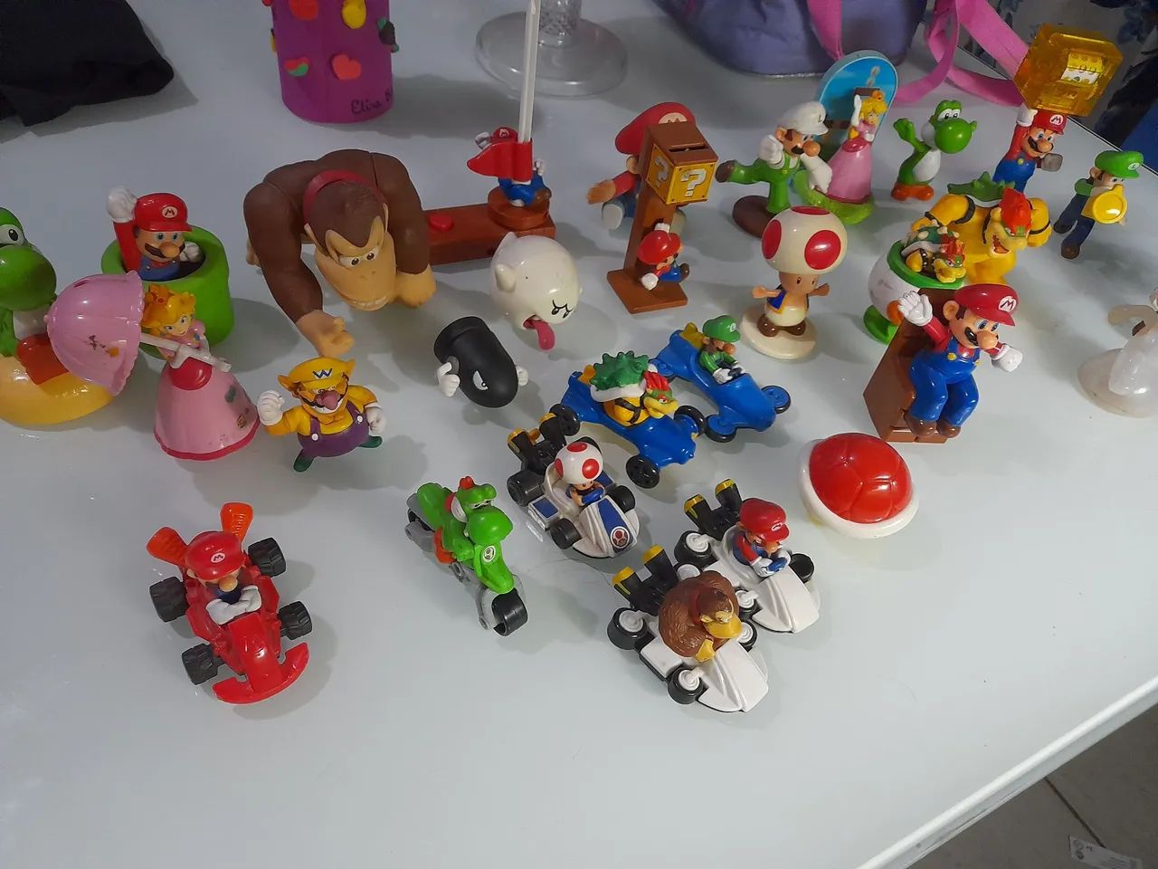 Coleção de Brinquedos do Super Mario