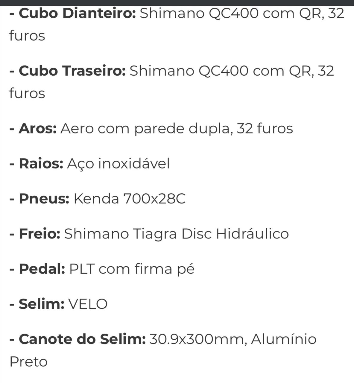 Speed oggi stimolla 56 disc freio hidráulico comprada 08/2025 com NF - Foto 3
