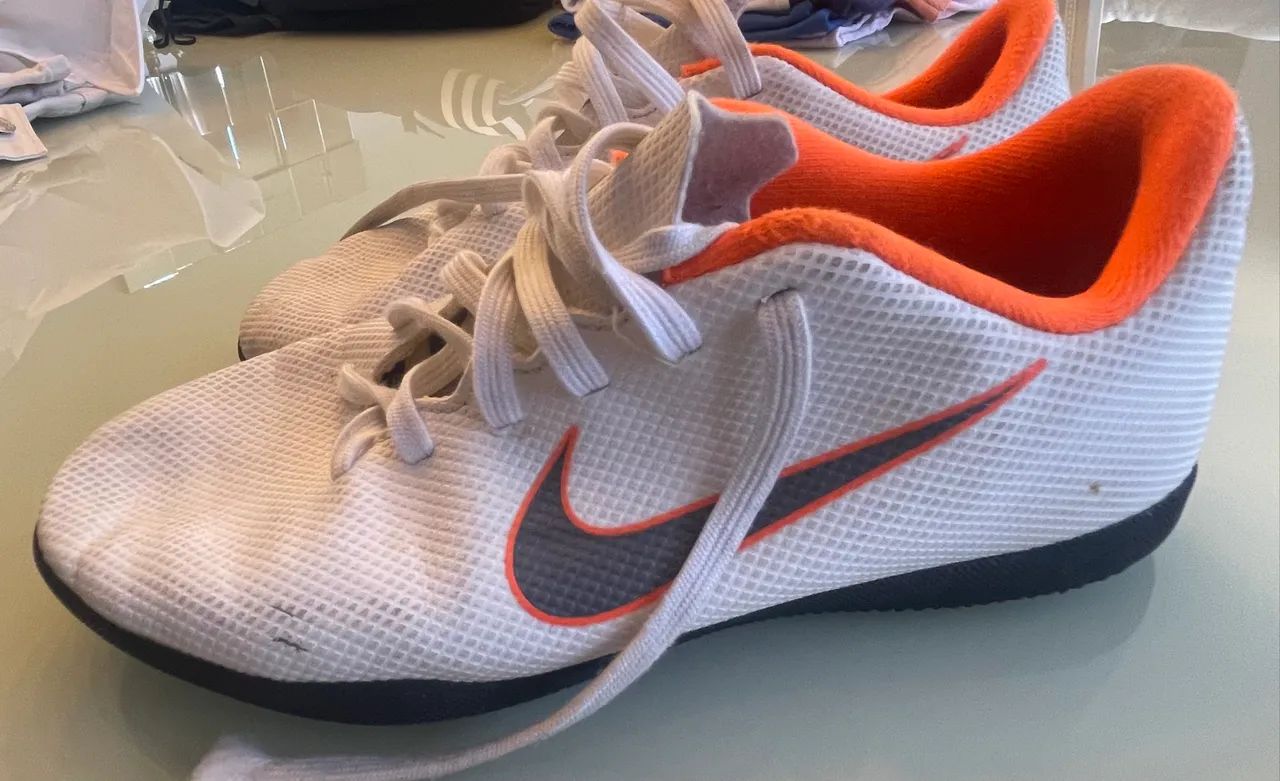 Chuteira Campo Infantil Chuteira Nike Branca Infantil Chuteira