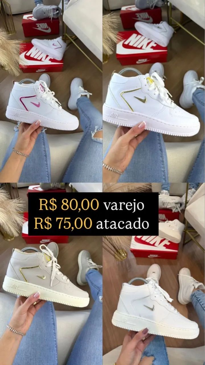 Tênis feminino Nike botinha Calçados Monte das Oliveiras