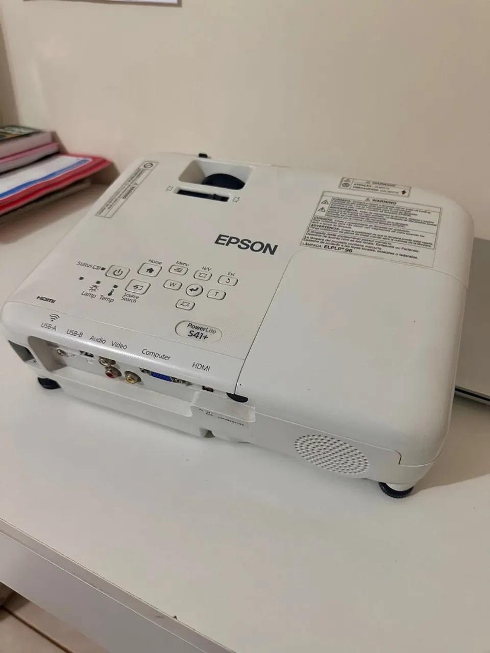PROJETOR EPSON S41+ semi novo