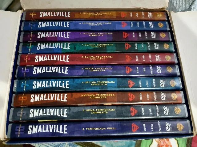 SMALLVILLE DVDセット Box DVD completo de DC Smallville Original com 10 temporadas - CDs