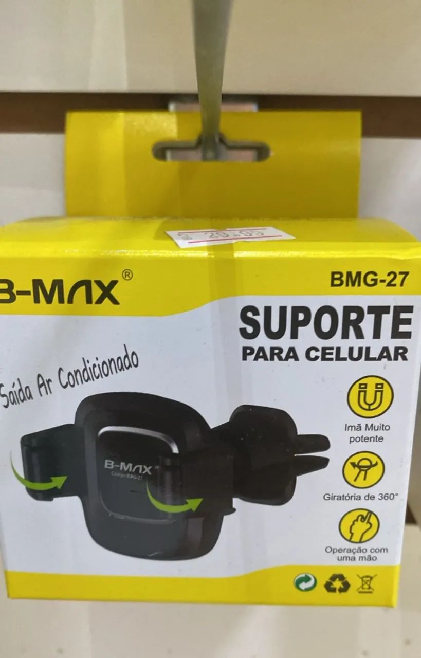 Suporte Para Celular Veicular BMG-27 Suporte Automotivo- Carro - Loja Coimbra Entregamos