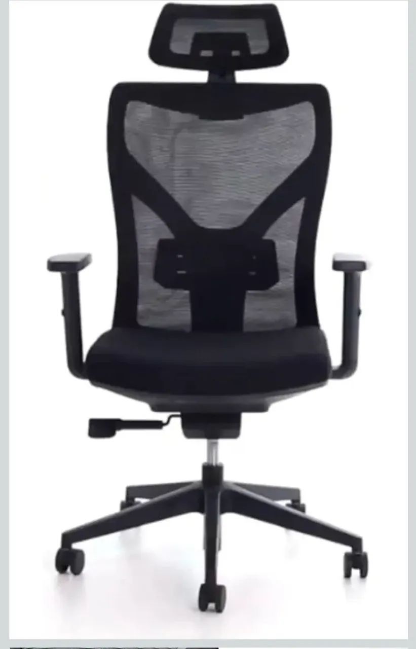 [Para sair logo] CADEIRA ERGONÔMICA PARA ESCRITÓRIO COM ENCOSTO EM TELA - MAKKON MK-69FF - Foto 4