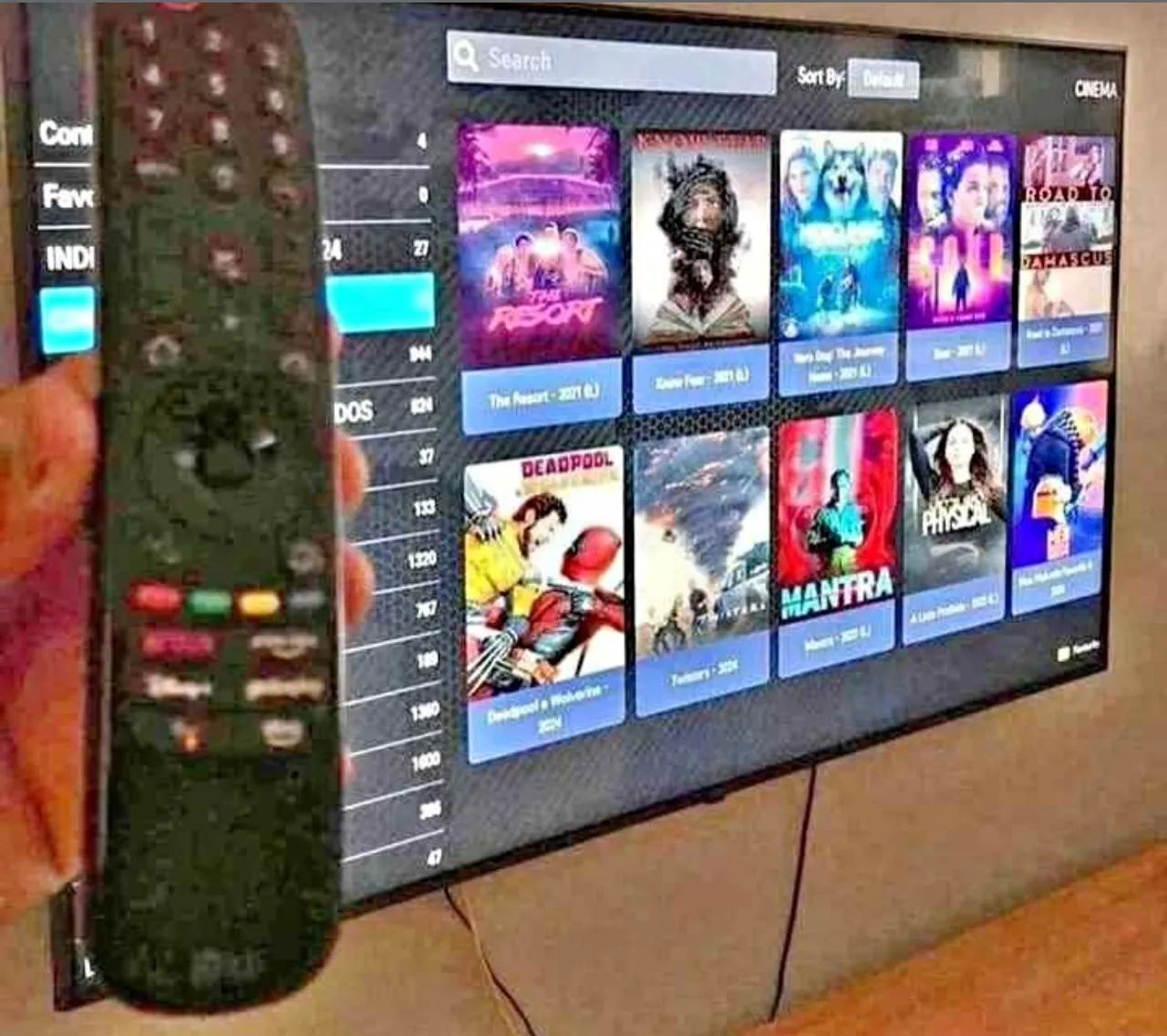 Tv com todos Can.ais via Internet 