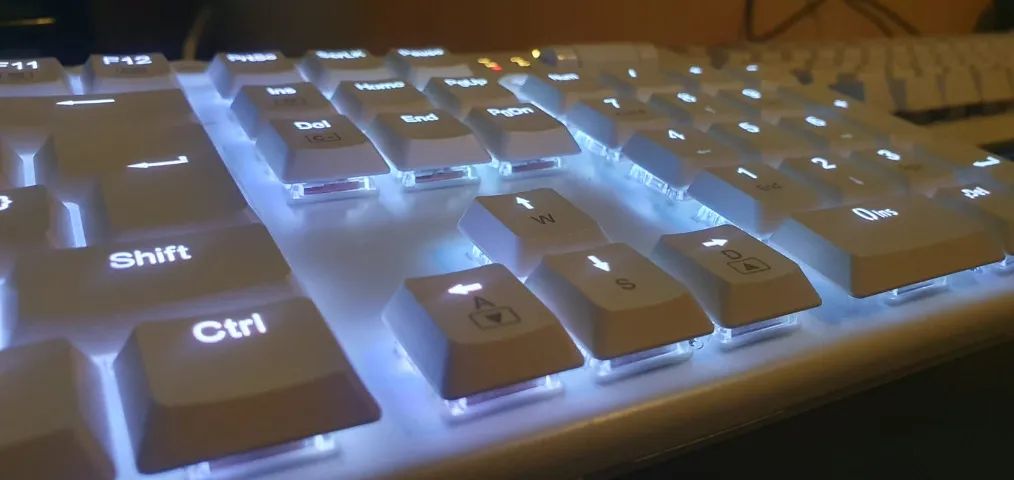 Teclado Mecânico Redragon Horus, Abnt2, Switch Brown, Perfil Baixo, Modelo K619W-RGB - Foto 5