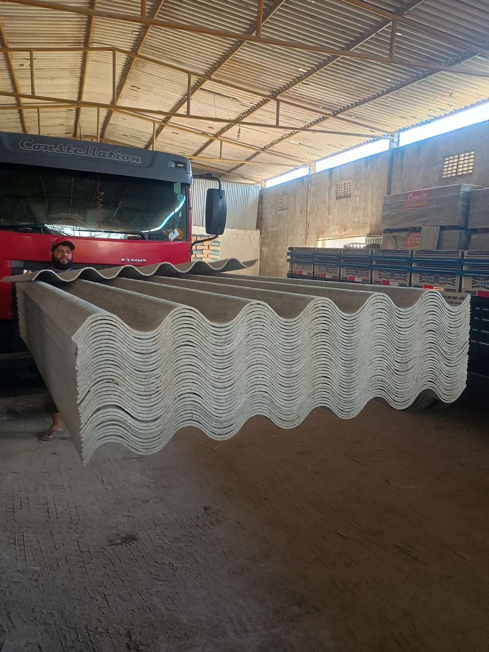Telhas  fibrocimento impermeabilizando 1e10 pó 2.13 valo $72 entrega grátis só *71 - Foto 3