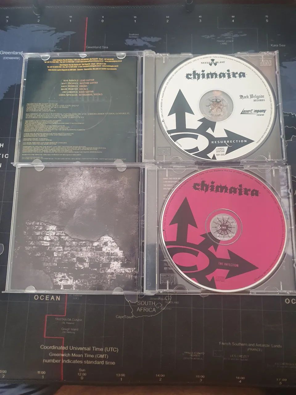 CDs Chimaira - Resurrection e The Infection - Foto 3