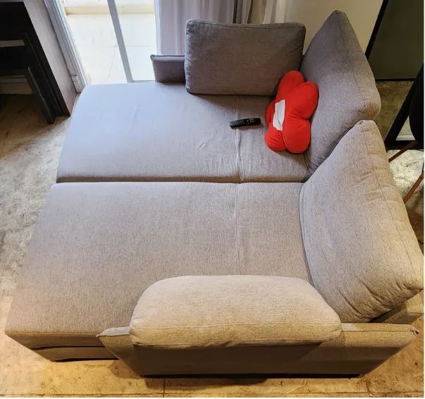 Sofá Retrátil 1,80m | Bipartido | Impermeabilizado | Excelente Estado - Foto 2