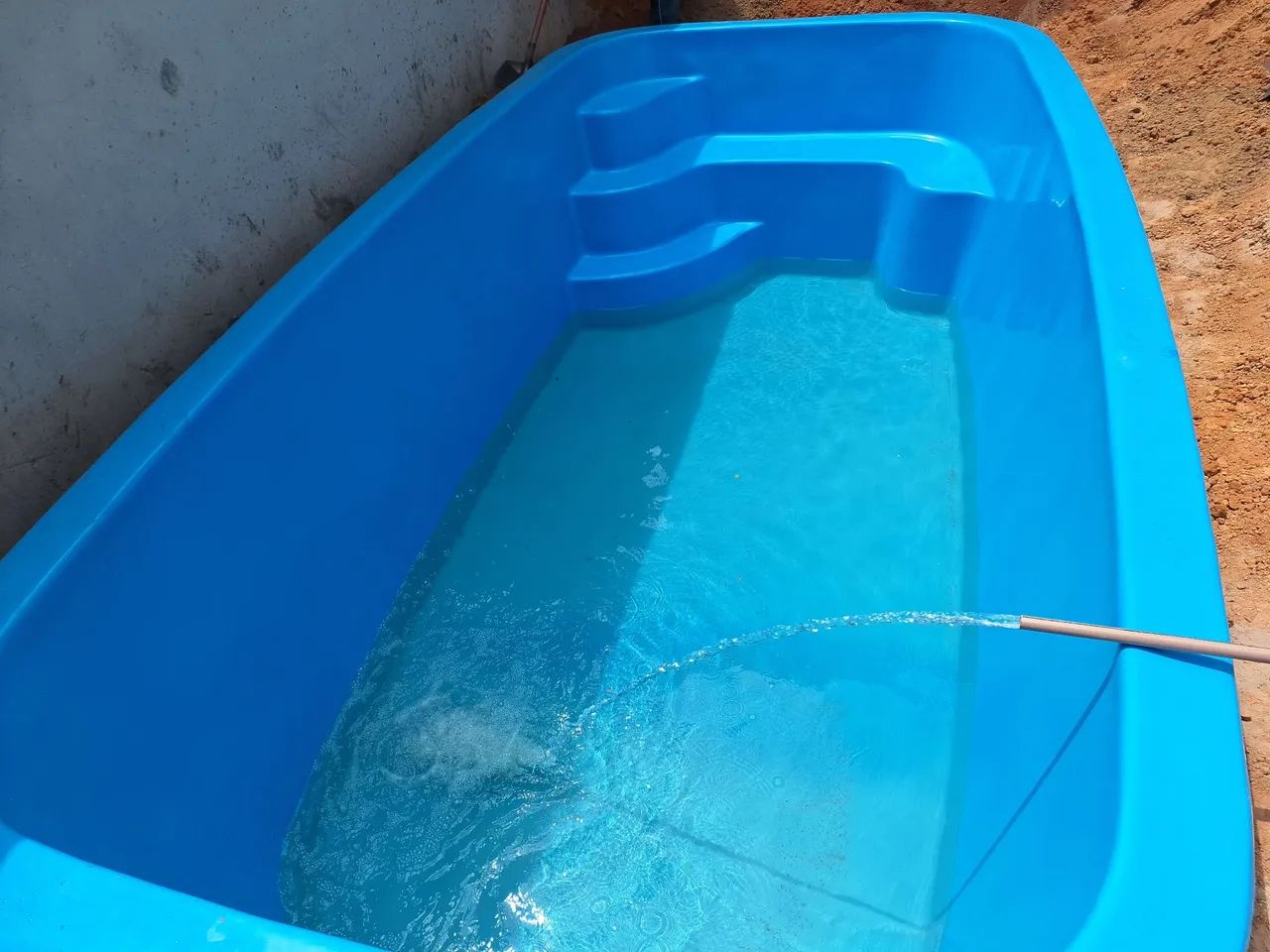 Piscina de fibra 5.00 x 2.80 x 1.30  R$ 10.590 ou 10 x 1.200  no cartão    - Foto 5