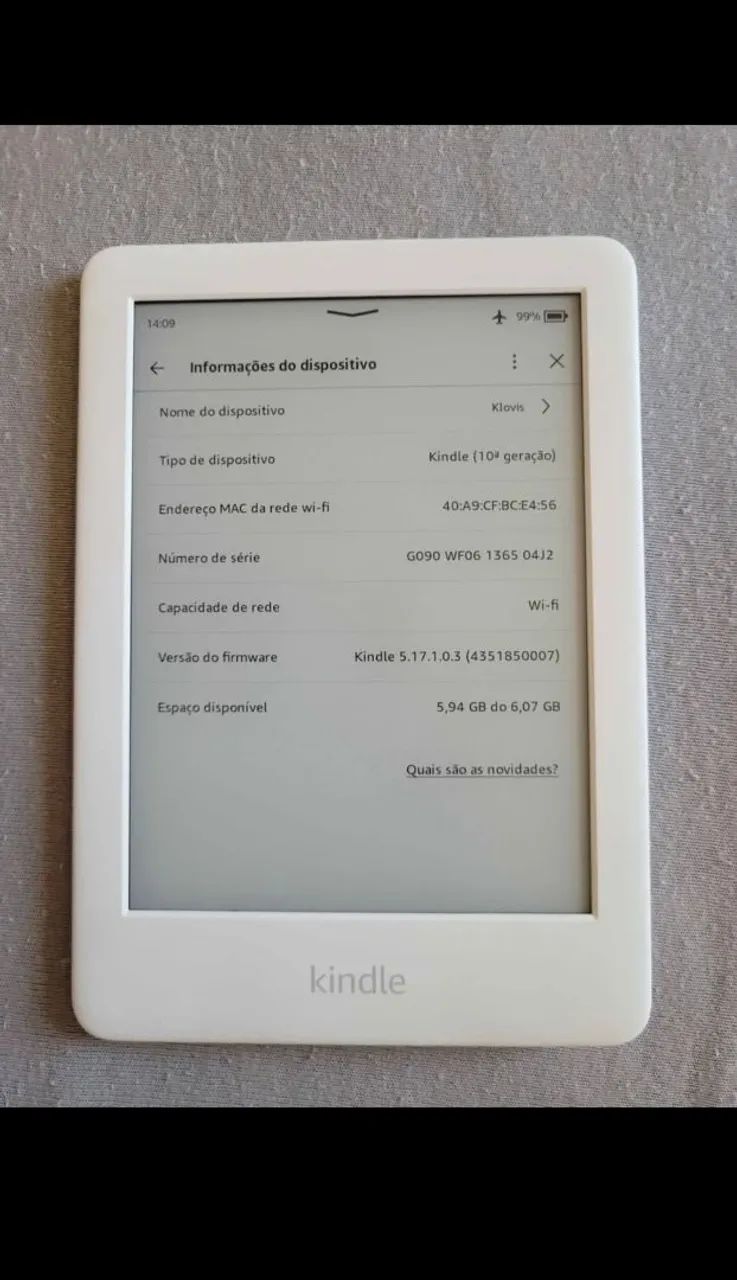 Kindle 10ª geração branco - Foto 3
