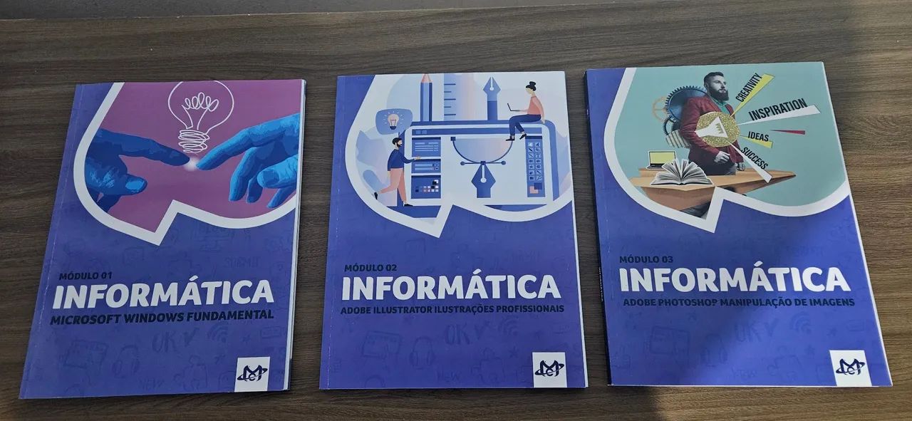Livros Curso de Informática Microcamp - Modulos 1 a 12 - Foto 3