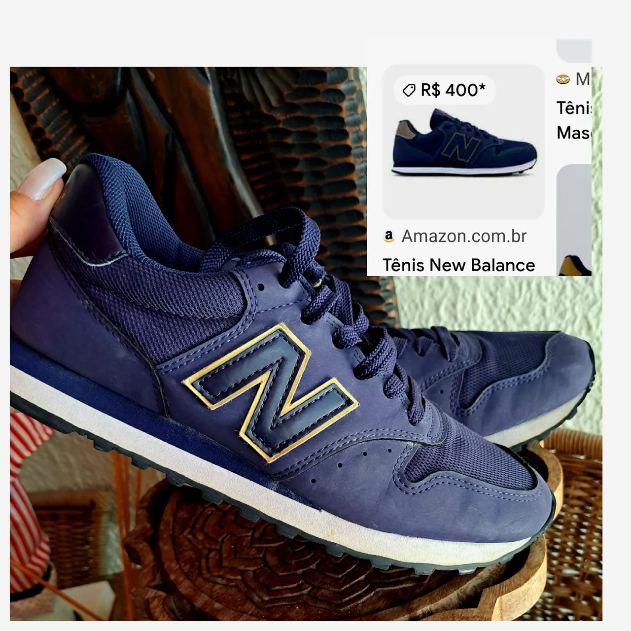 Tênis New Balance Azul Marinho - Novo!