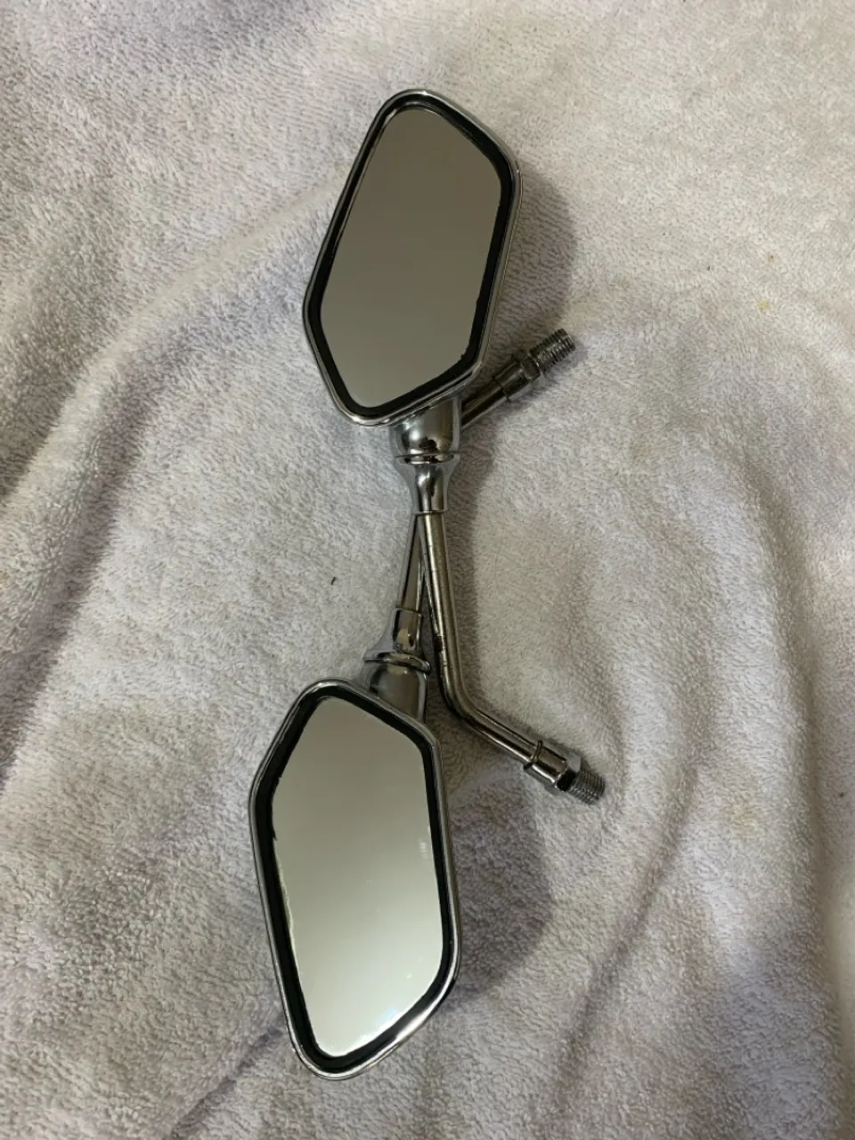 Espelho retrovisor AWA CB300 cromado