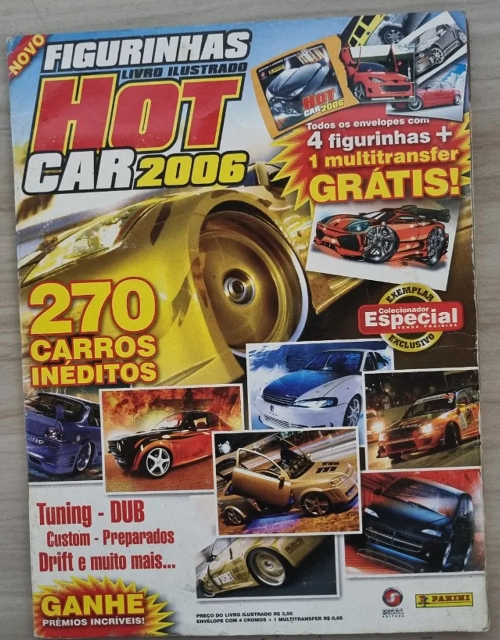 Album - Hot Car 2006 - Panini - Complete