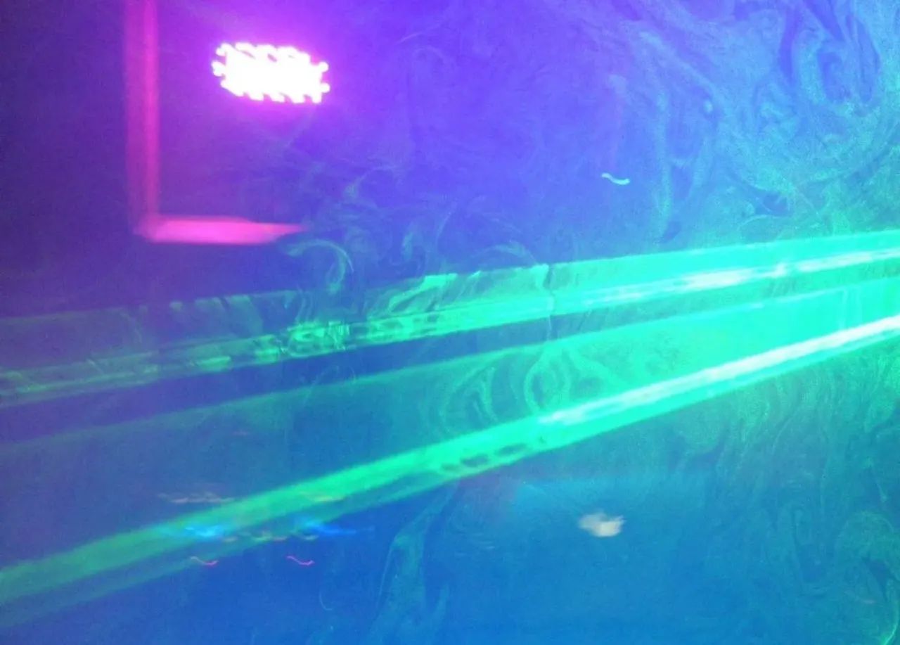 Laser show verde 100mw DMX auto som Shinp SL5 - Foto 5