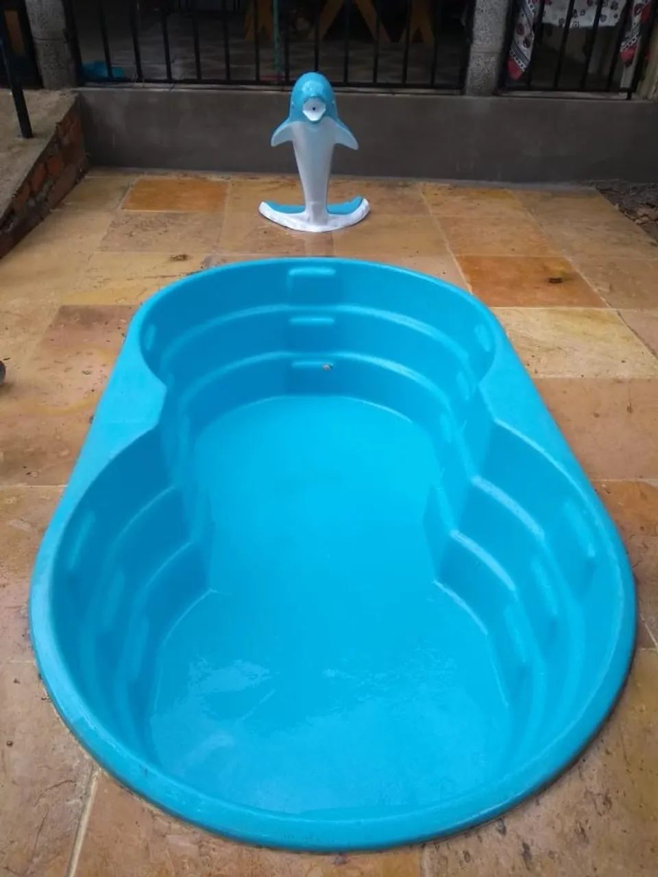 PISCINA DE FIBRA 1.200 LITROS NOVA - R$ 2.200