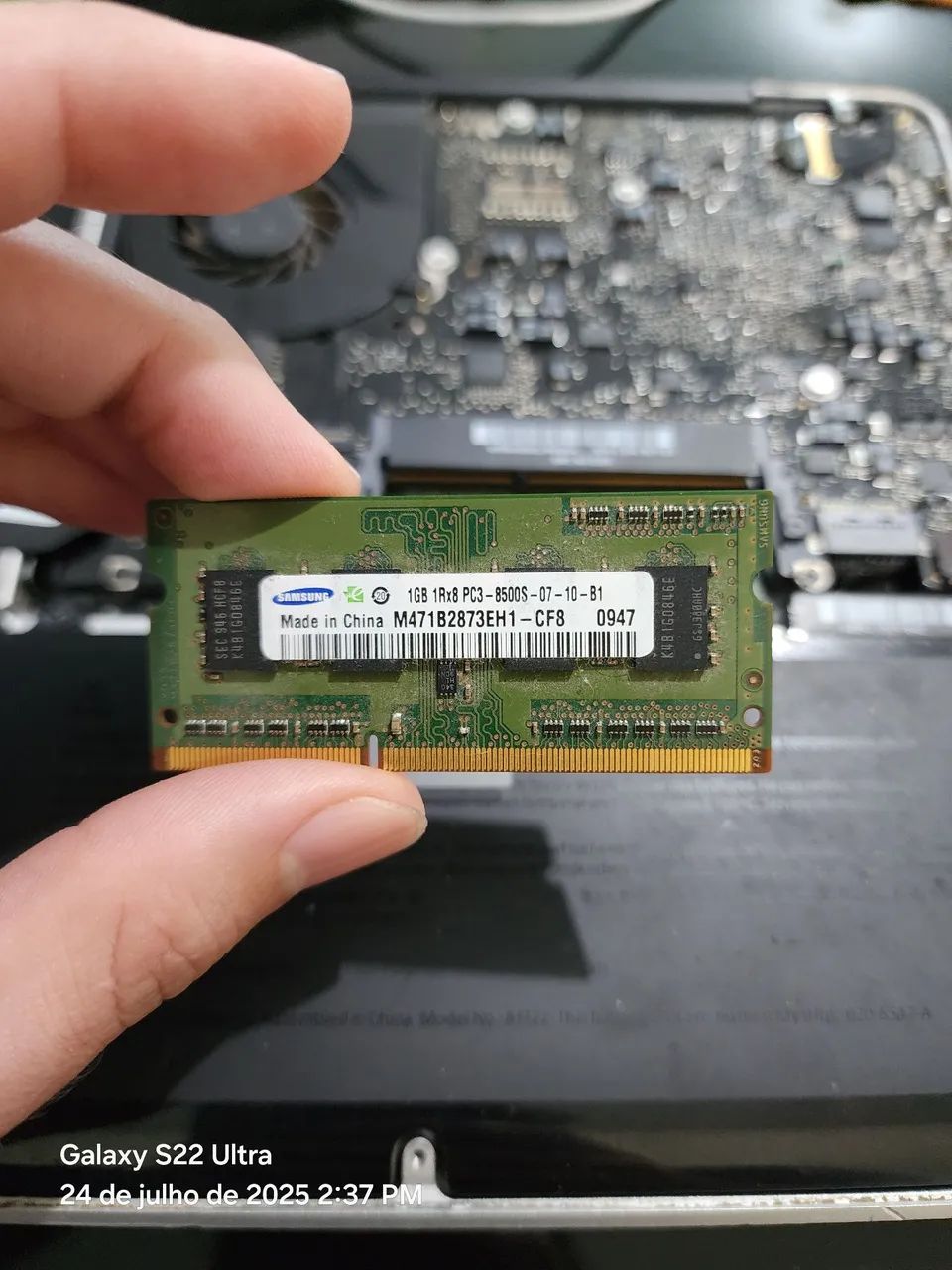 Kit Memória RAM DDR3 para Notebook - 3GB Total (1x 2GB + 1x 1GB) - Testadas e Funcionando - Foto 3