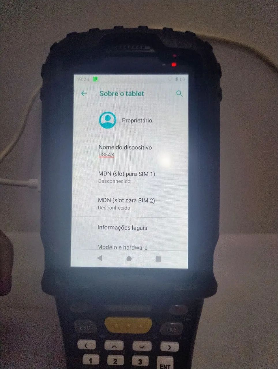 Computador de mão Mobilebase DS5A Android 9.0/ Android 10 - Foto 6