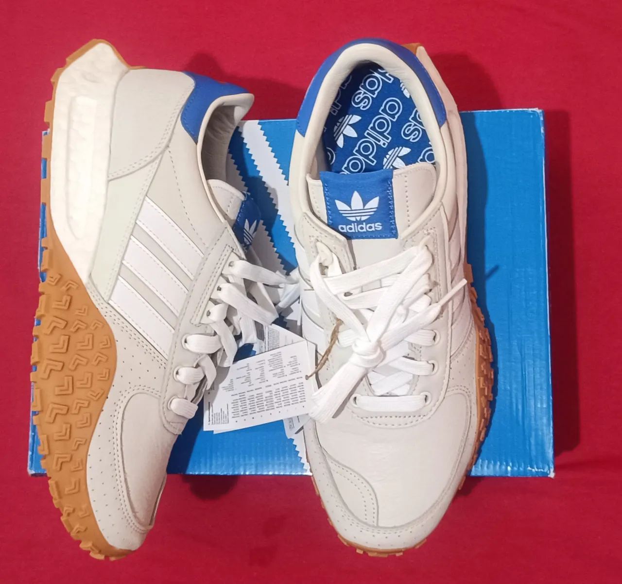 Adidas - Bege e Azul