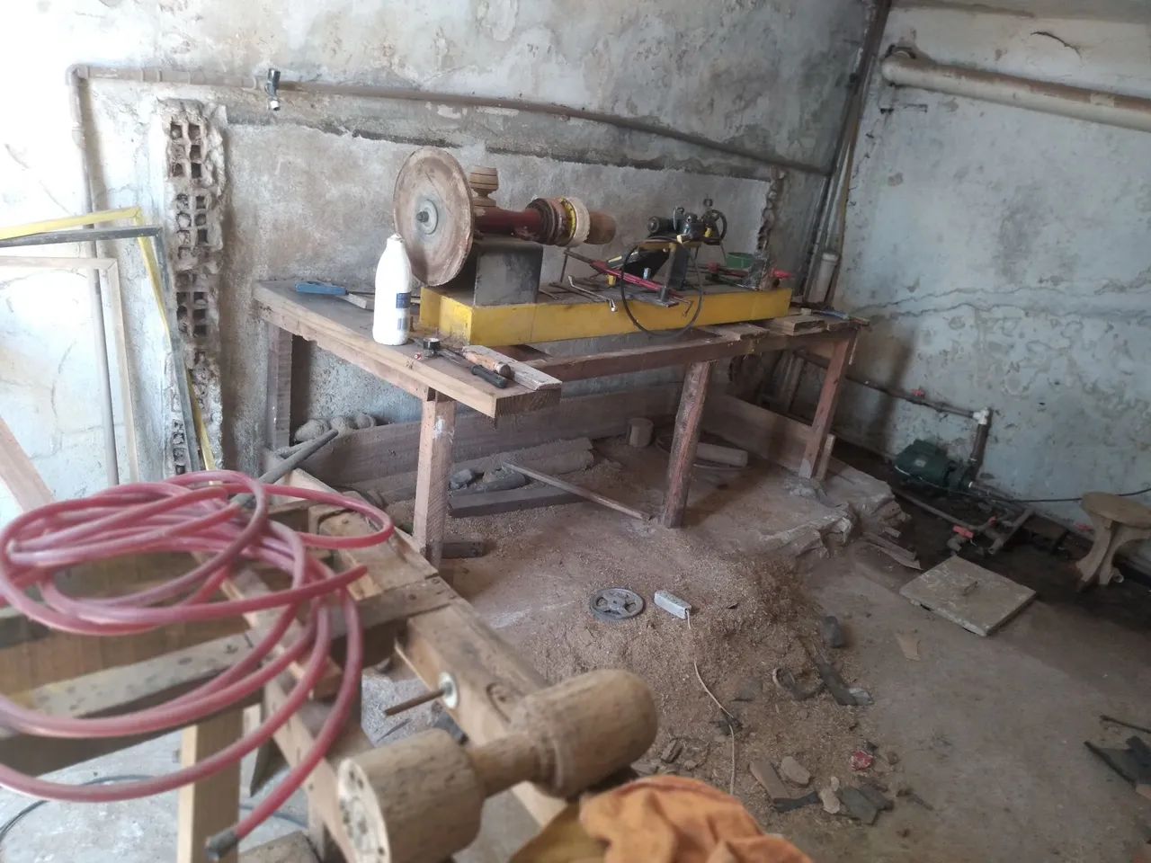 Torno de madeira usado - Foto 4