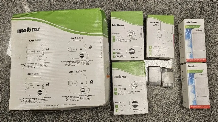 kit de alarme intelbrás oportunidade - nunca usado - barato demais