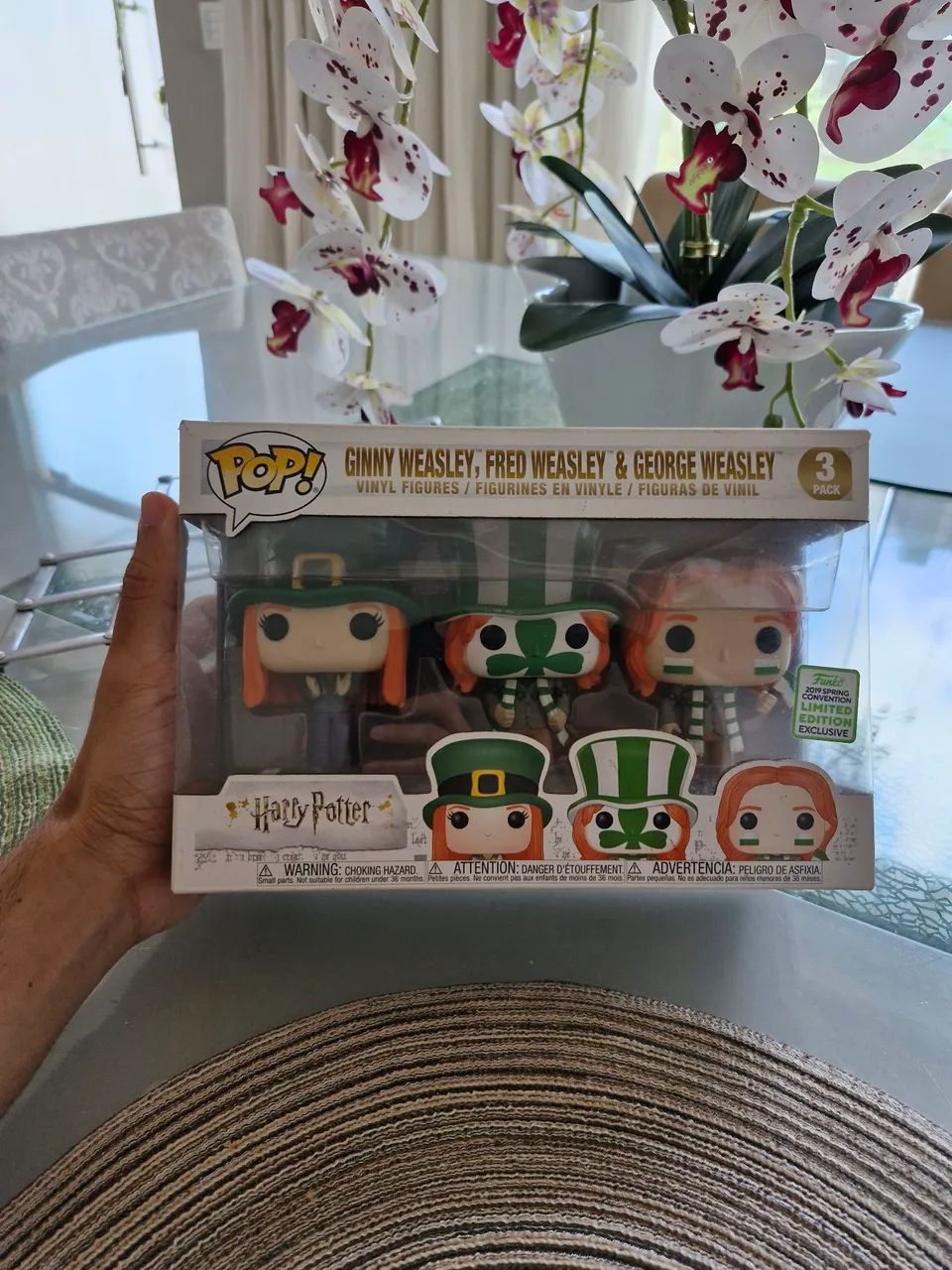 Funko Pop! Harry Potter Ginny, Fred e George Weasley - Edição Limitada