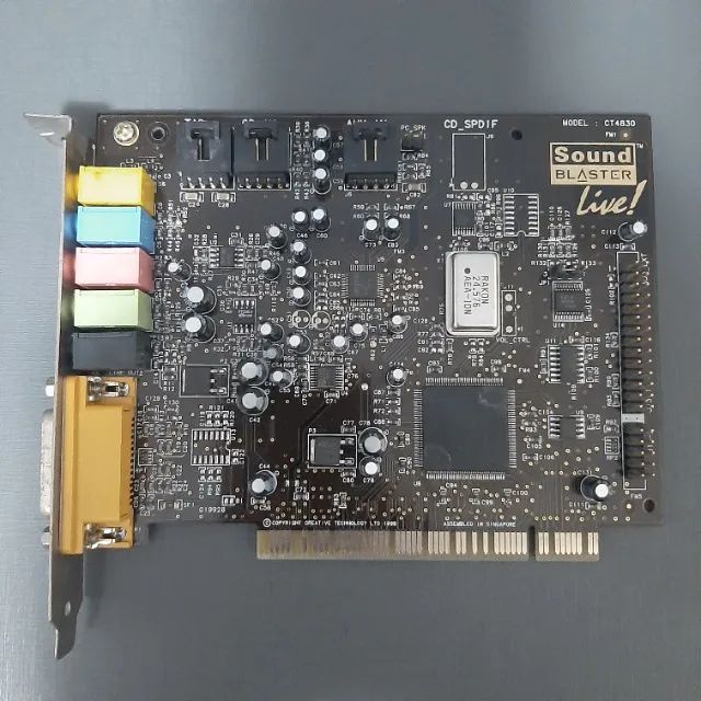 Placa de Som Creative Sound Blaster Live