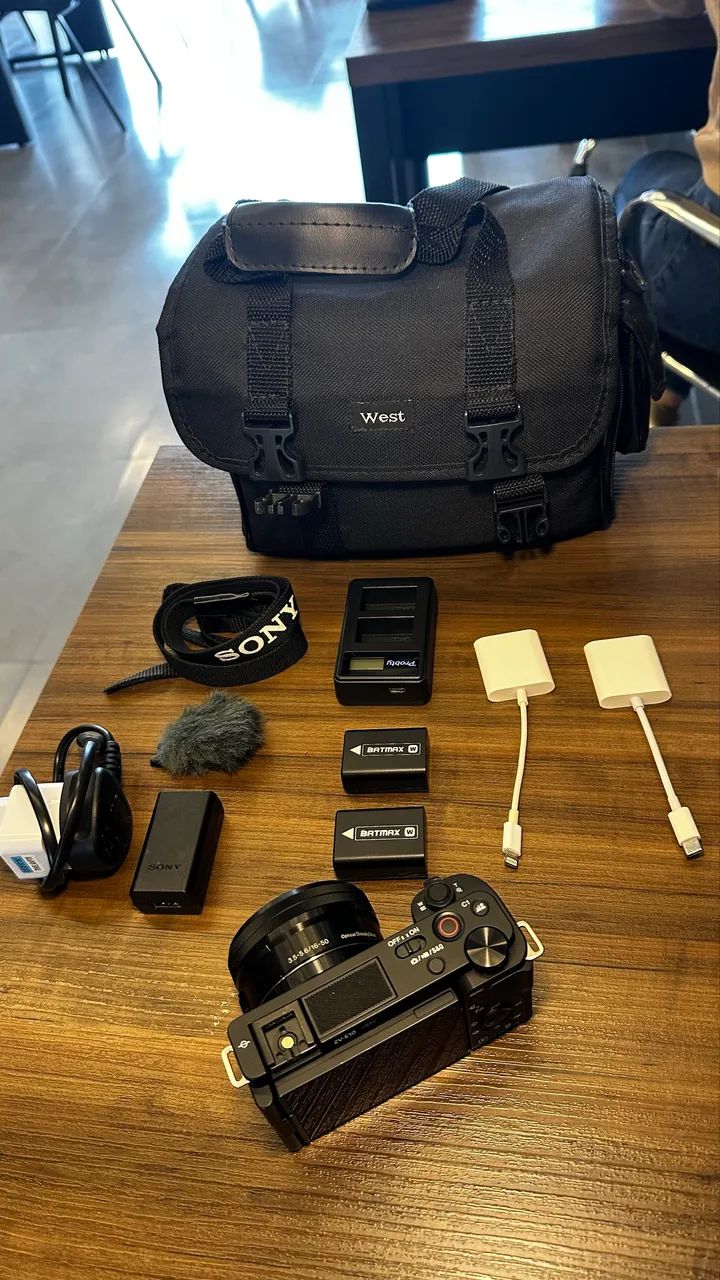 Sony zve10 + lente do kit 16-50mm  - Foto 4