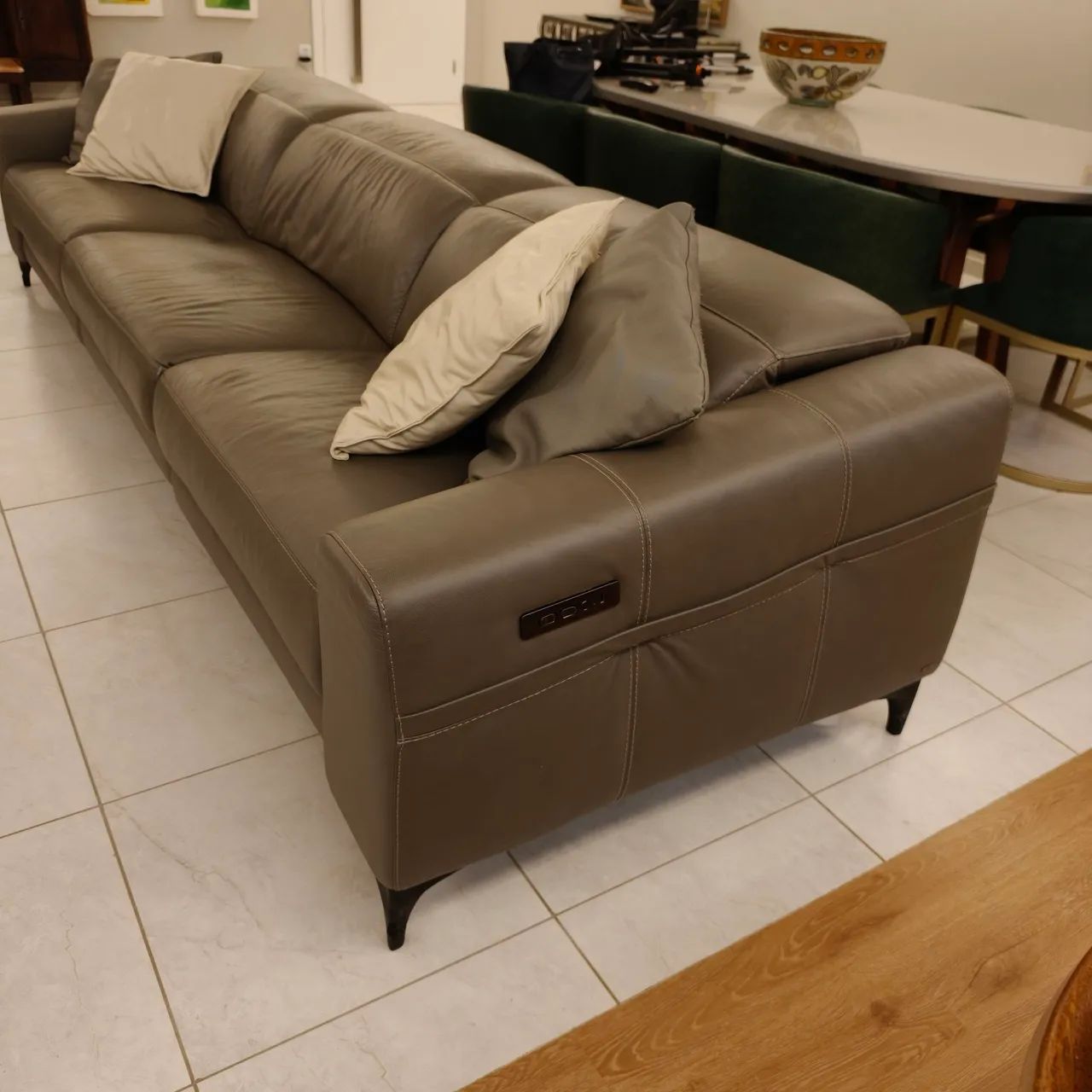 Sofá Elétrico Salva (mod Croá) Cinza - 3,2m - Foto 2