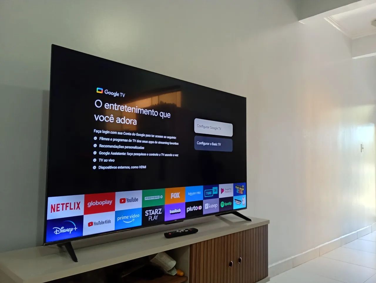 Smart tv 58 polegadas 4k Android  - Foto 4