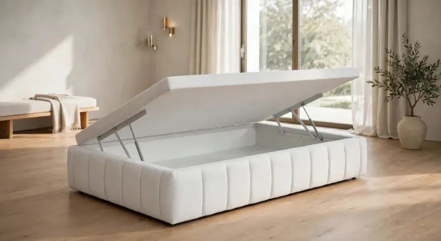 Cama box baú solteiro luxo  - Foto 4