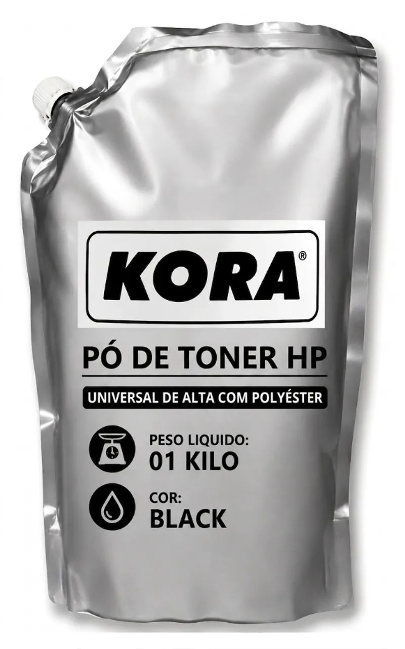 PÓ DE TONER UNIVERSAL HP 1 KG KORA - Foto 2