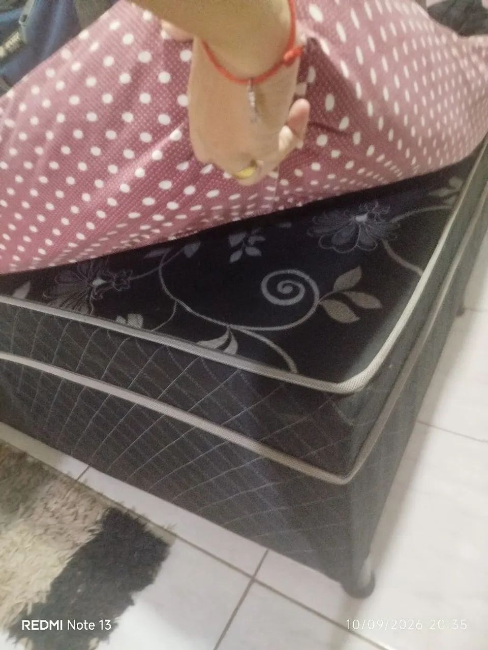 Cama acoplada casal e colchão de casal - Foto 2