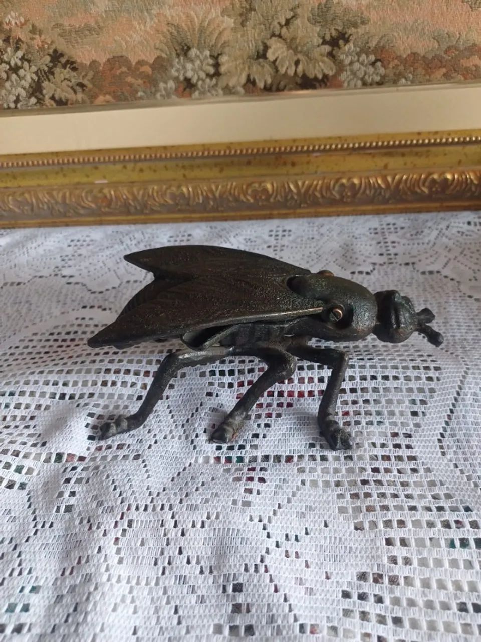 Cinzeiro mosquetão em bronze - raridade  - Foto 3