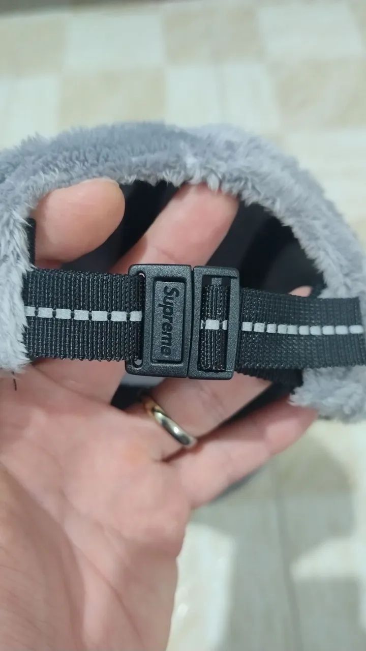 Boné supreme fleece five panel novo único no Brasil  - Foto 4