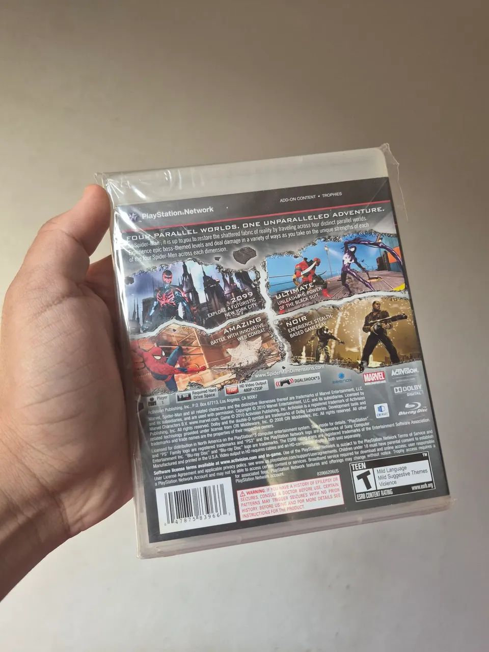 Jogo Spiderman Shatered Dimensions PS3  - Foto 2