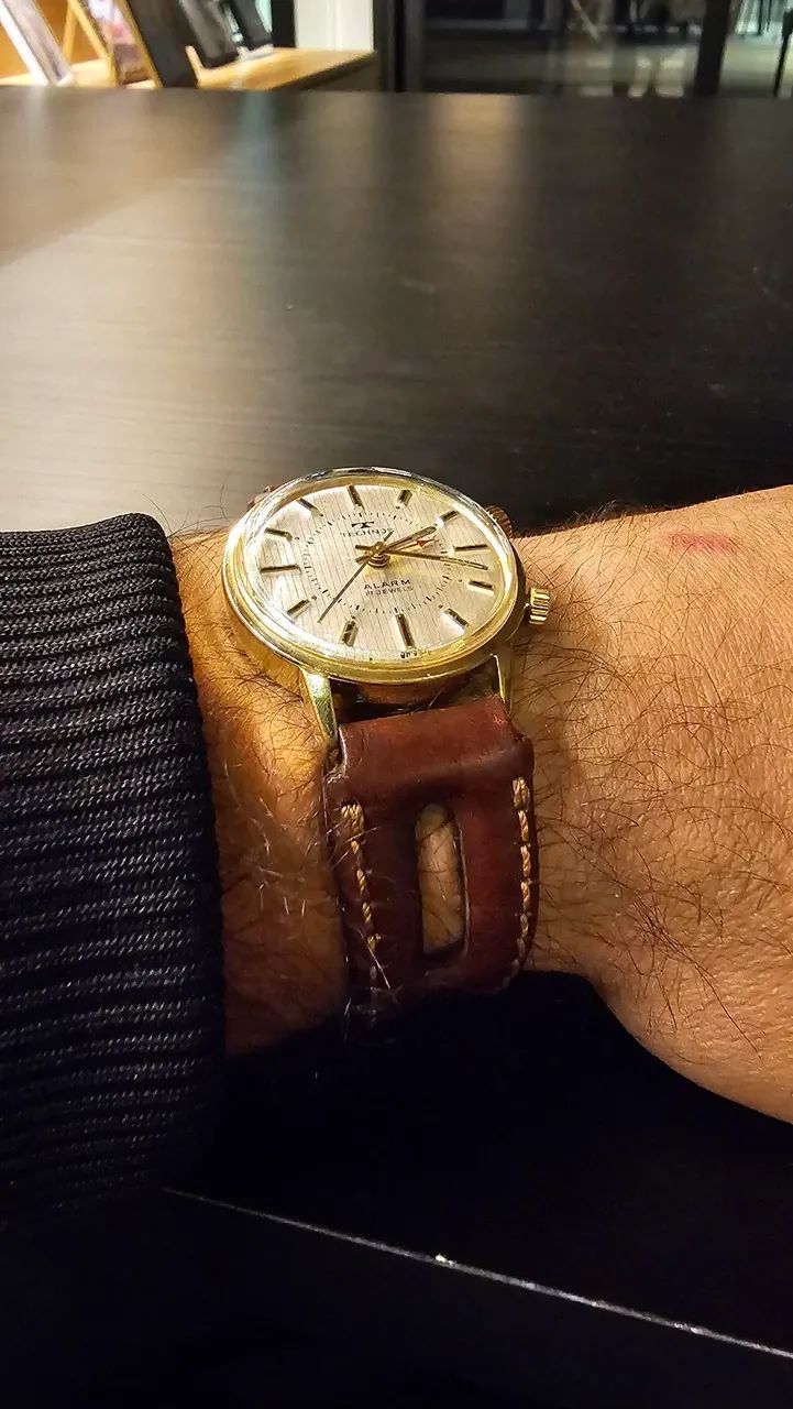 Relógio Suíço Vintage Alarme Technos - Foto 2