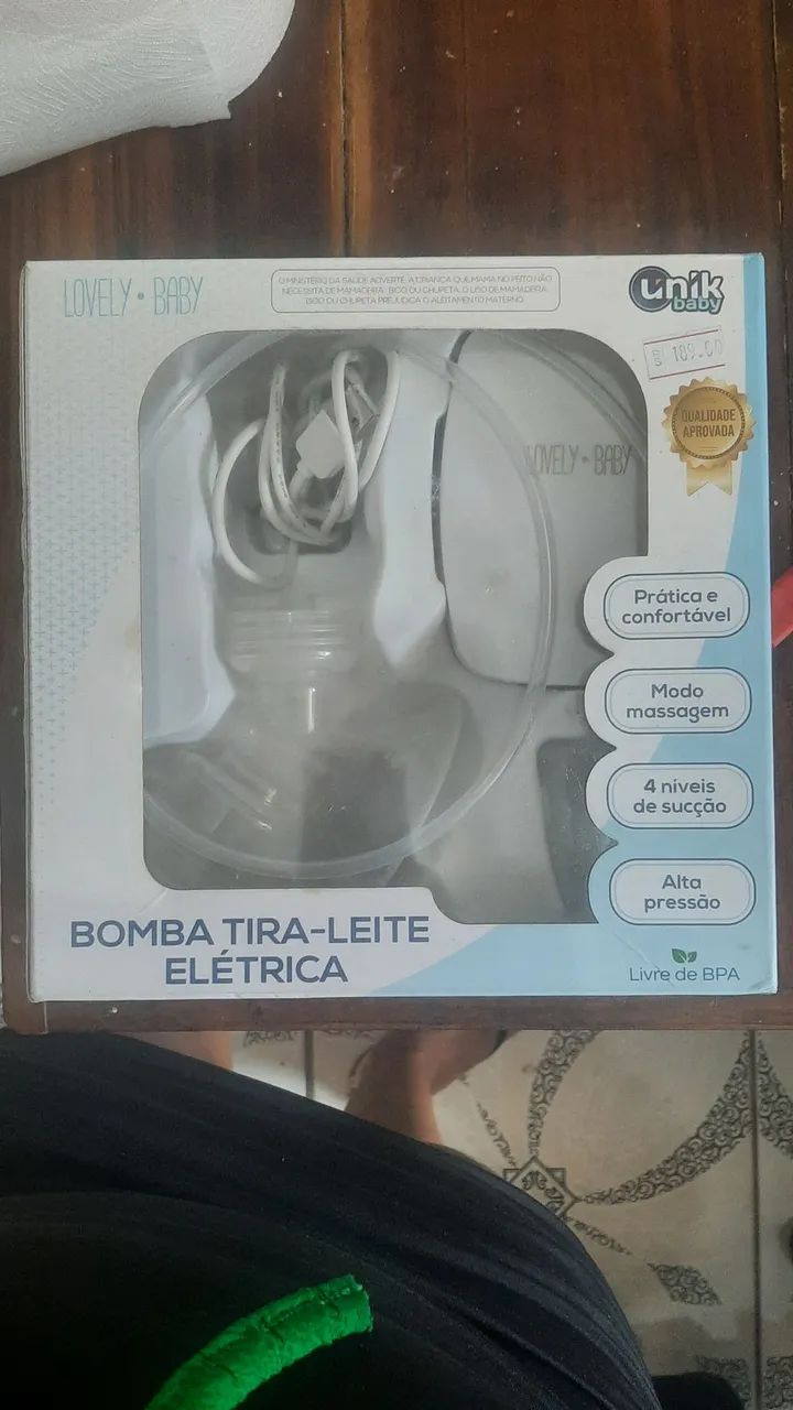 Bomba tira leite elétrica 