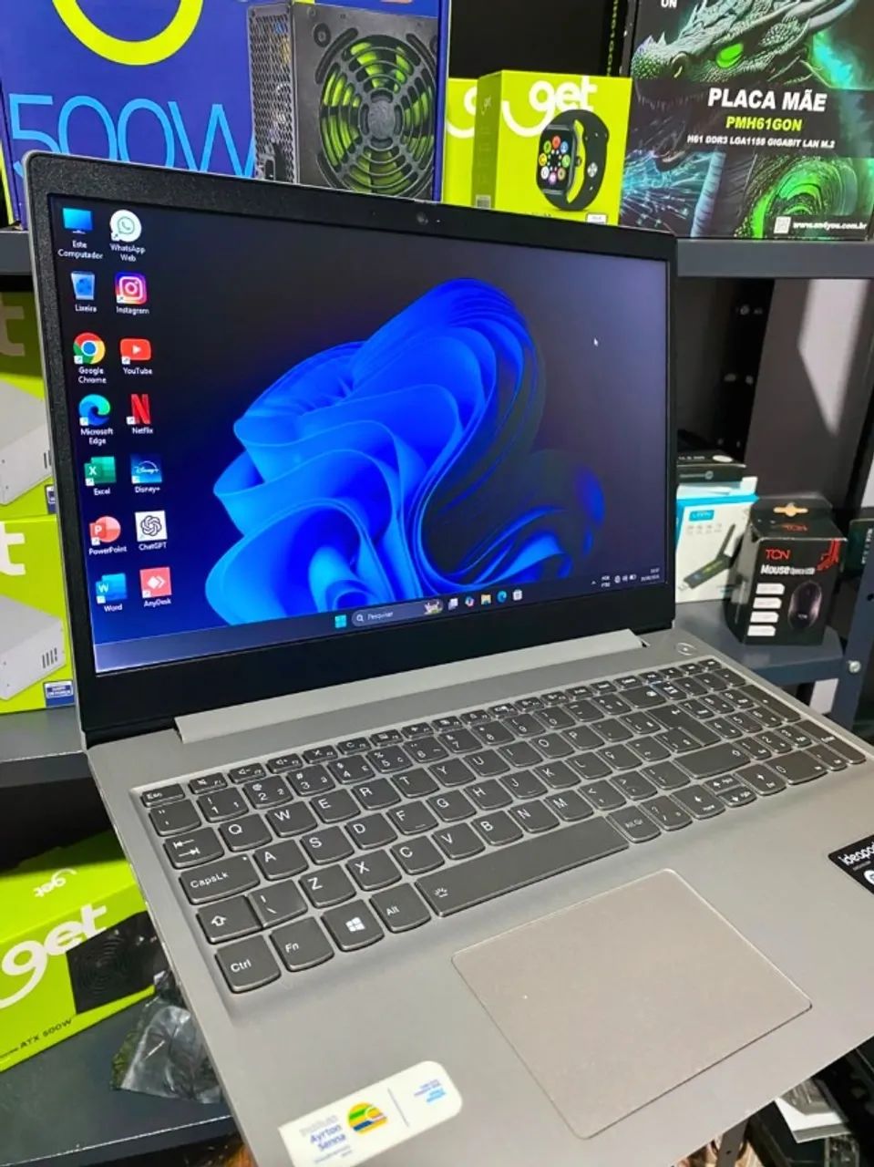 Notebook i3 SSD 240GB Windows 11 para Trabalho e Estudo Belém PA - Foto 3