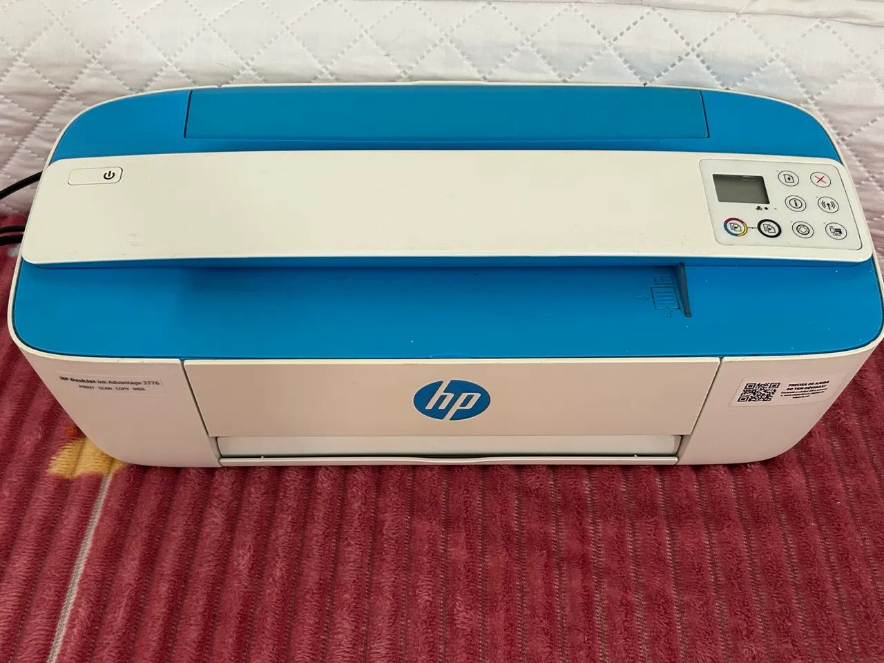     Impressora HP DeskJet Ink Advantage 3776 Multifuncional - seminova - Foto 3