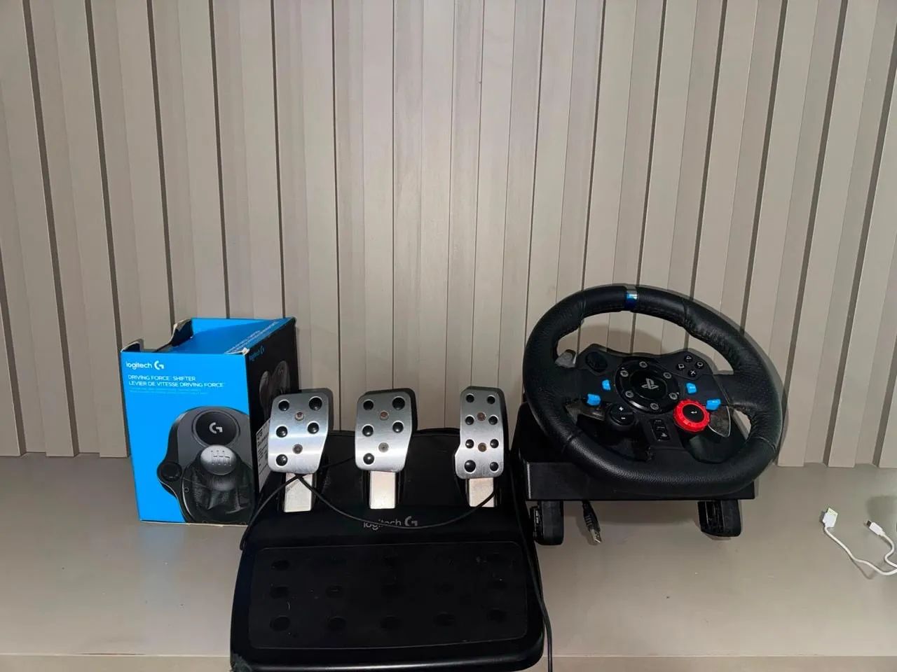 Logitech G29 + Câmbio Driving Force | Volante PS4 PS5 PC - Peças e