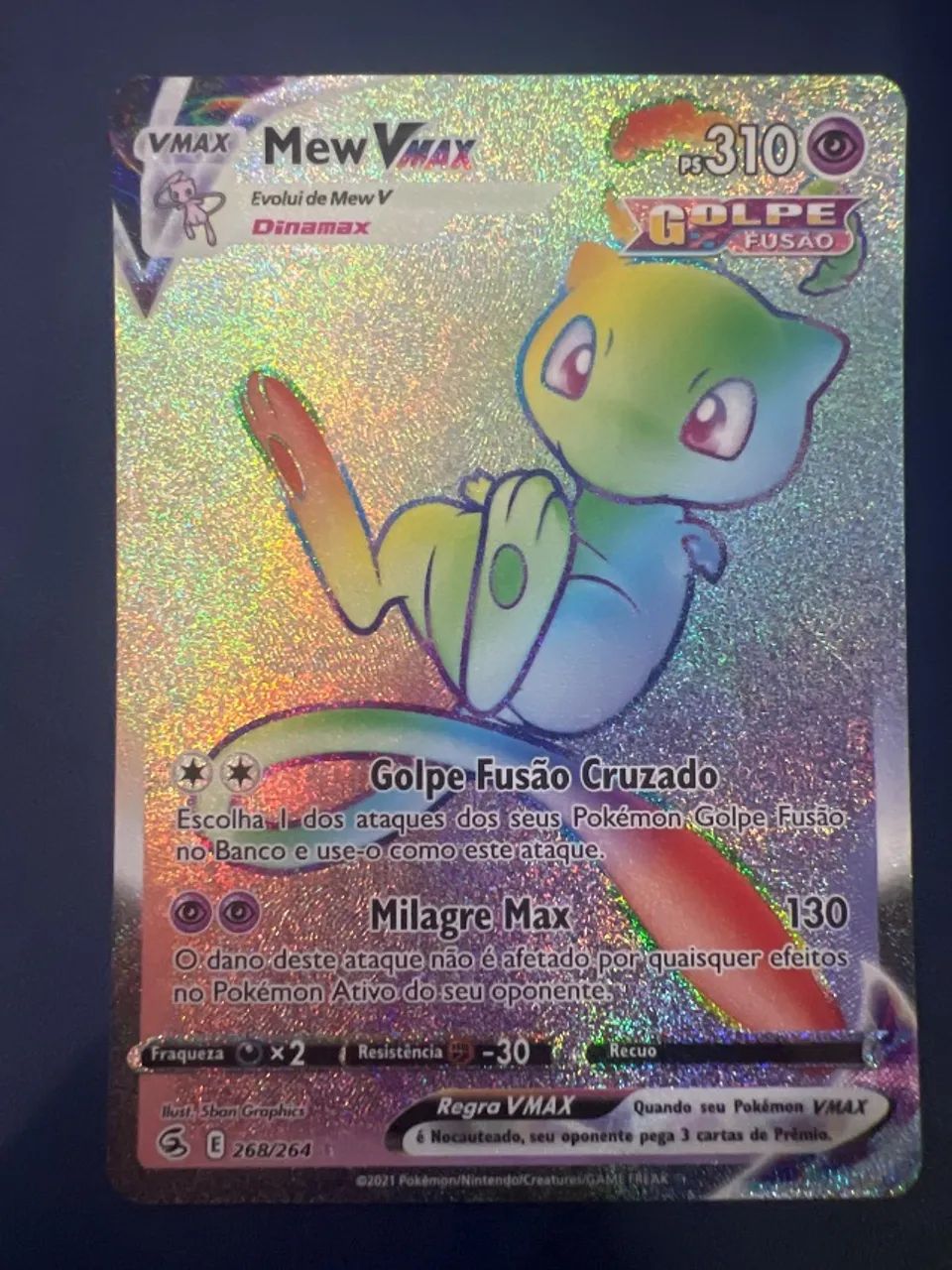 Mew Vmax Rainbow