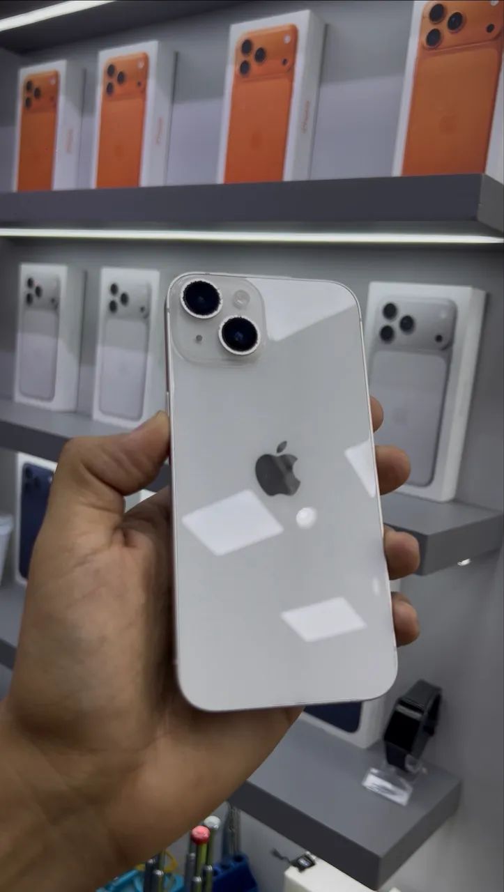 iPhone 14 128GB Branco  - Foto 3