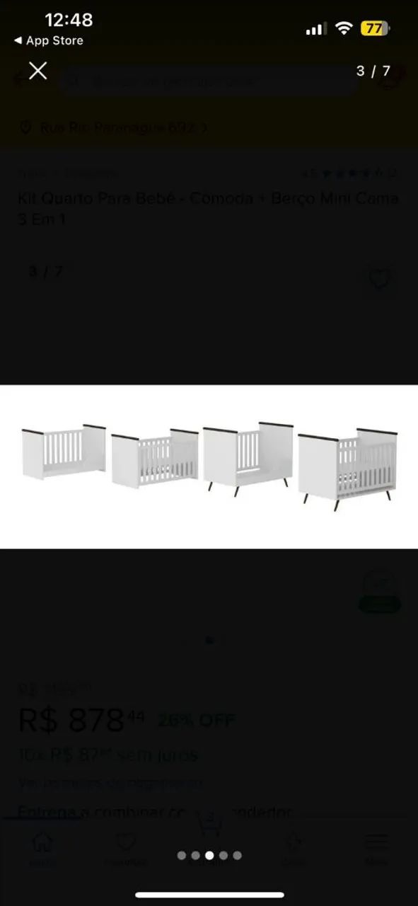 Berço, mini cama 4em1  - Foto 6